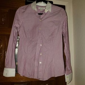 Women's pinstripe dress shirt
